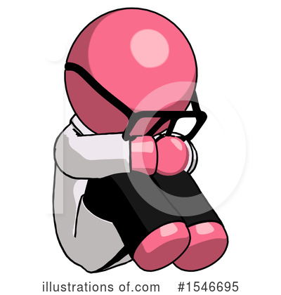 Royalty-Free (RF) Pink Design Mascot Clipart Illustration by Leo Blanchette - Stock Sample #1546695