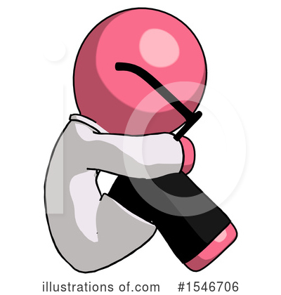 Royalty-Free (RF) Pink Design Mascot Clipart Illustration by Leo Blanchette - Stock Sample #1546706