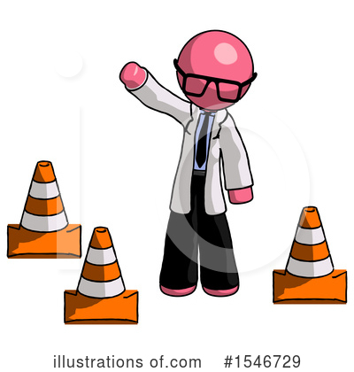 Royalty-Free (RF) Pink Design Mascot Clipart Illustration by Leo Blanchette - Stock Sample #1546729
