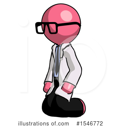 Royalty-Free (RF) Pink Design Mascot Clipart Illustration by Leo Blanchette - Stock Sample #1546772