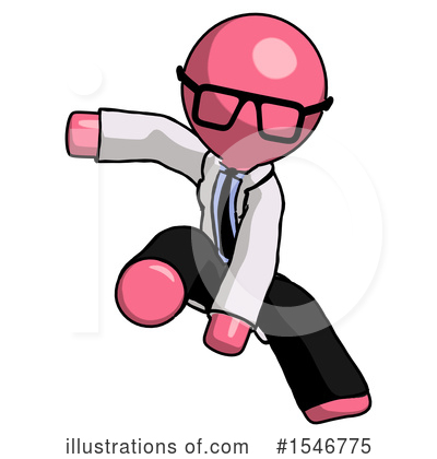 Royalty-Free (RF) Pink Design Mascot Clipart Illustration by Leo Blanchette - Stock Sample #1546775