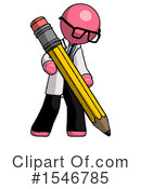 Pink Design Mascot Clipart #1546785 by Leo Blanchette