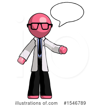 Royalty-Free (RF) Pink Design Mascot Clipart Illustration by Leo Blanchette - Stock Sample #1546789