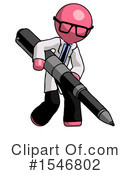 Pink Design Mascot Clipart #1546802 by Leo Blanchette