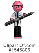 Pink Design Mascot Clipart #1546806 by Leo Blanchette