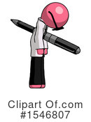 Pink Design Mascot Clipart #1546807 by Leo Blanchette