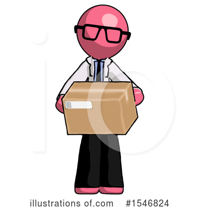 Royalty-Free (RF) Pink Design Mascot Clipart Illustration by Leo Blanchette - Stock Sample #1546824