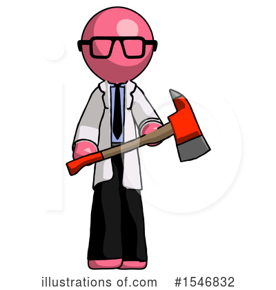 Royalty-Free (RF) Pink Design Mascot Clipart Illustration by Leo Blanchette - Stock Sample #1546832
