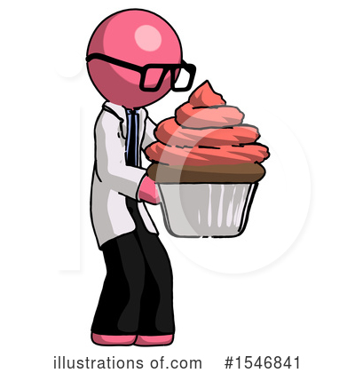 Royalty-Free (RF) Pink Design Mascot Clipart Illustration by Leo Blanchette - Stock Sample #1546841