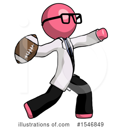 Royalty-Free (RF) Pink Design Mascot Clipart Illustration by Leo Blanchette - Stock Sample #1546849