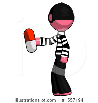 Royalty-Free (RF) Pink Design Mascot Clipart Illustration by Leo Blanchette - Stock Sample #1557194