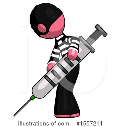 Royalty-Free (RF) Pink Design Mascot Clipart Illustration by Leo Blanchette - Stock Sample #1557211
