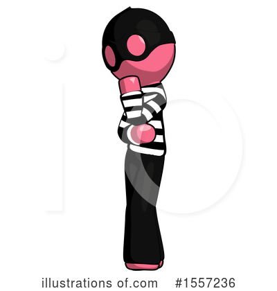 Royalty-Free (RF) Pink Design Mascot Clipart Illustration by Leo Blanchette - Stock Sample #1557236