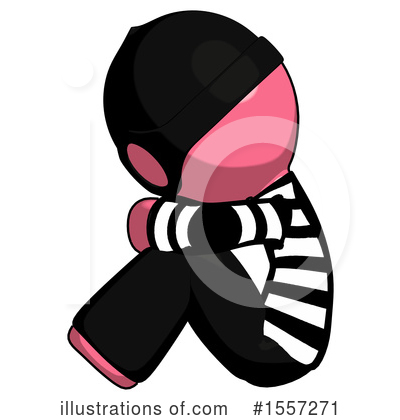 Royalty-Free (RF) Pink Design Mascot Clipart Illustration by Leo Blanchette - Stock Sample #1557271