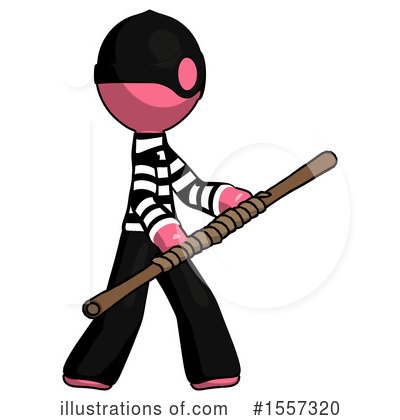 Royalty-Free (RF) Pink Design Mascot Clipart Illustration by Leo Blanchette - Stock Sample #1557320