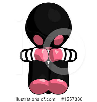 Royalty-Free (RF) Pink Design Mascot Clipart Illustration by Leo Blanchette - Stock Sample #1557330