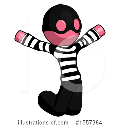 Royalty-Free (RF) Pink Design Mascot Clipart Illustration by Leo Blanchette - Stock Sample #1557384