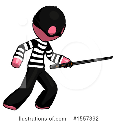Royalty-Free (RF) Pink Design Mascot Clipart Illustration by Leo Blanchette - Stock Sample #1557392