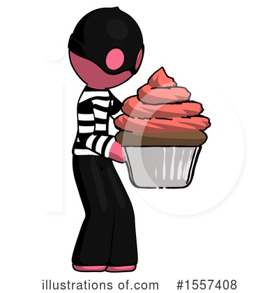 Royalty-Free (RF) Pink Design Mascot Clipart Illustration by Leo Blanchette - Stock Sample #1557408