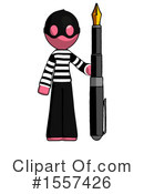 Pink Design Mascot Clipart #1557426 by Leo Blanchette