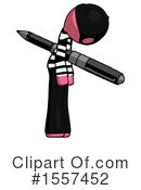 Pink Design Mascot Clipart #1557452 by Leo Blanchette