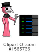Pink Design Mascot Clipart #1565736 by Leo Blanchette