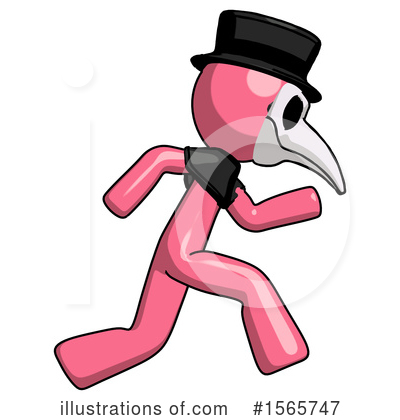 Royalty-Free (RF) Pink Design Mascot Clipart Illustration by Leo Blanchette - Stock Sample #1565747