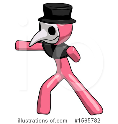 Royalty-Free (RF) Pink Design Mascot Clipart Illustration by Leo Blanchette - Stock Sample #1565782