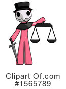 Pink Design Mascot Clipart #1565789 by Leo Blanchette