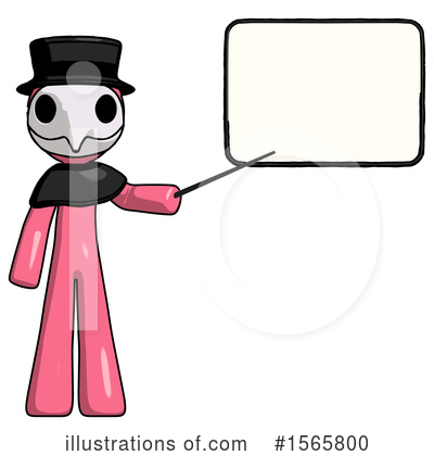Royalty-Free (RF) Pink Design Mascot Clipart Illustration by Leo Blanchette - Stock Sample #1565800