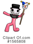 Pink Design Mascot Clipart #1565808 by Leo Blanchette