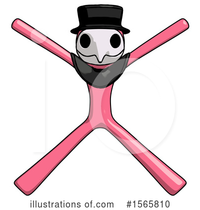 Royalty-Free (RF) Pink Design Mascot Clipart Illustration by Leo Blanchette - Stock Sample #1565810