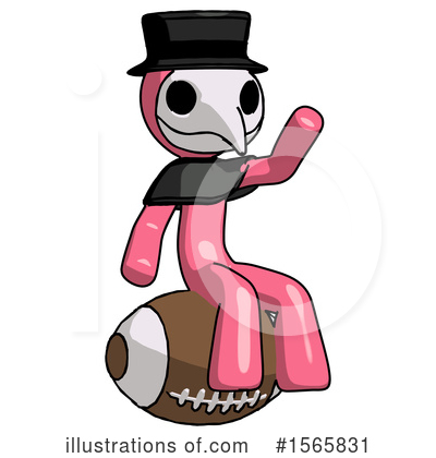 Royalty-Free (RF) Pink Design Mascot Clipart Illustration by Leo Blanchette - Stock Sample #1565831