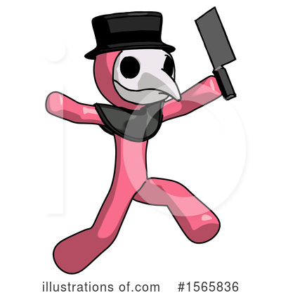 Royalty-Free (RF) Pink Design Mascot Clipart Illustration by Leo Blanchette - Stock Sample #1565836