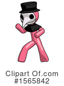 Pink Design Mascot Clipart #1565842 by Leo Blanchette
