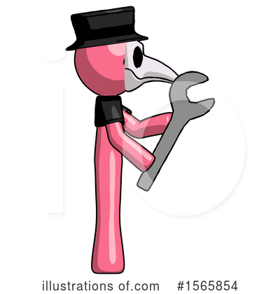 Royalty-Free (RF) Pink Design Mascot Clipart Illustration by Leo Blanchette - Stock Sample #1565854