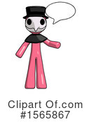 Pink Design Mascot Clipart #1565867 by Leo Blanchette