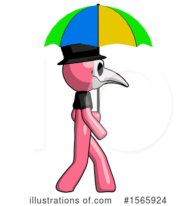 Royalty-Free (RF) Pink Design Mascot Clipart Illustration by Leo Blanchette - Stock Sample #1565924
