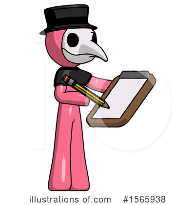 Royalty-Free (RF) Pink Design Mascot Clipart Illustration by Leo Blanchette - Stock Sample #1565938