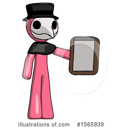 Royalty-Free (RF) Pink Design Mascot Clipart Illustration by Leo Blanchette - Stock Sample #1565939