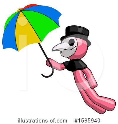Royalty-Free (RF) Pink Design Mascot Clipart Illustration by Leo Blanchette - Stock Sample #1565940
