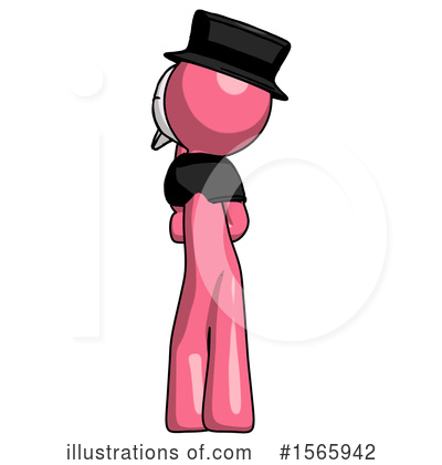 Royalty-Free (RF) Pink Design Mascot Clipart Illustration by Leo Blanchette - Stock Sample #1565942