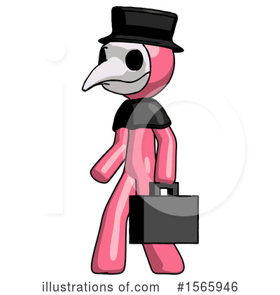 Royalty-Free (RF) Pink Design Mascot Clipart Illustration by Leo Blanchette - Stock Sample #1565946