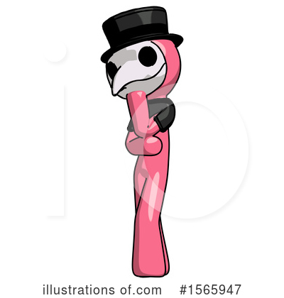 Royalty-Free (RF) Pink Design Mascot Clipart Illustration by Leo Blanchette - Stock Sample #1565947