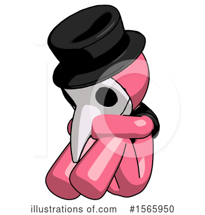 Royalty-Free (RF) Pink Design Mascot Clipart Illustration by Leo Blanchette - Stock Sample #1565950