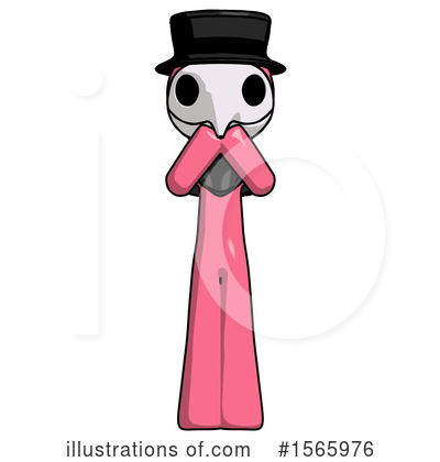 Royalty-Free (RF) Pink Design Mascot Clipart Illustration by Leo Blanchette - Stock Sample #1565976