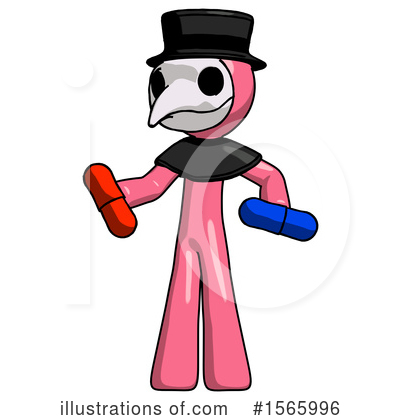 Royalty-Free (RF) Pink Design Mascot Clipart Illustration by Leo Blanchette - Stock Sample #1565996