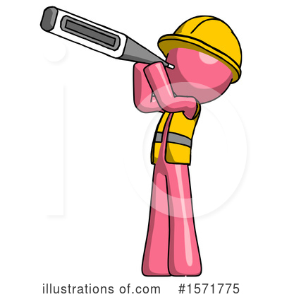 Royalty-Free (RF) Pink Design Mascot Clipart Illustration by Leo Blanchette - Stock Sample #1571775