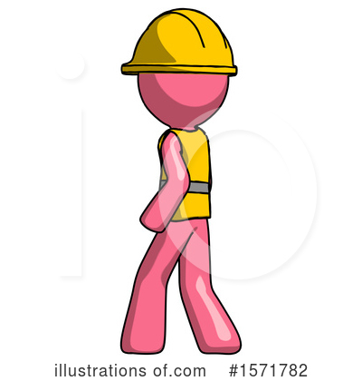 Royalty-Free (RF) Pink Design Mascot Clipart Illustration by Leo Blanchette - Stock Sample #1571782