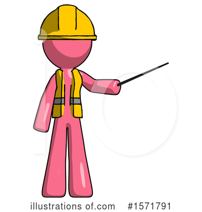 Royalty-Free (RF) Pink Design Mascot Clipart Illustration by Leo Blanchette - Stock Sample #1571791